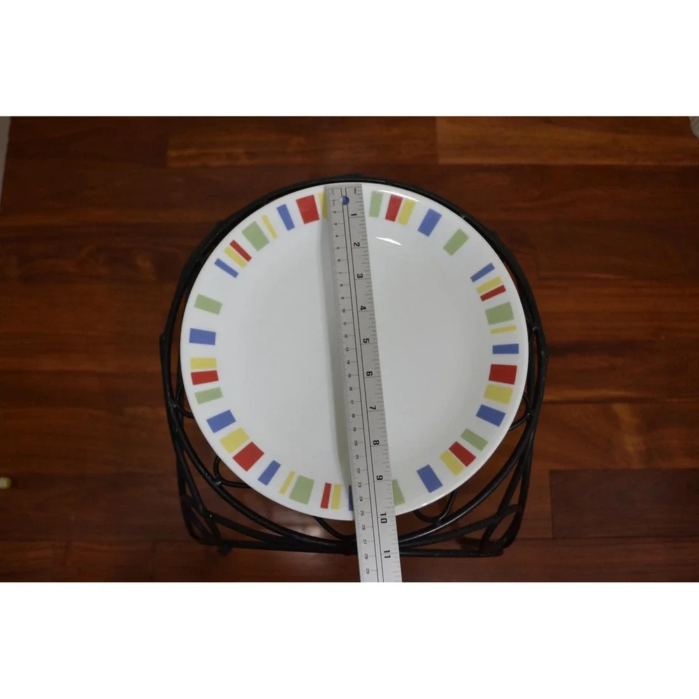 Vintage‎ & Discontinued Corelle Memphis (4) Dinner Plates, 10 1/4